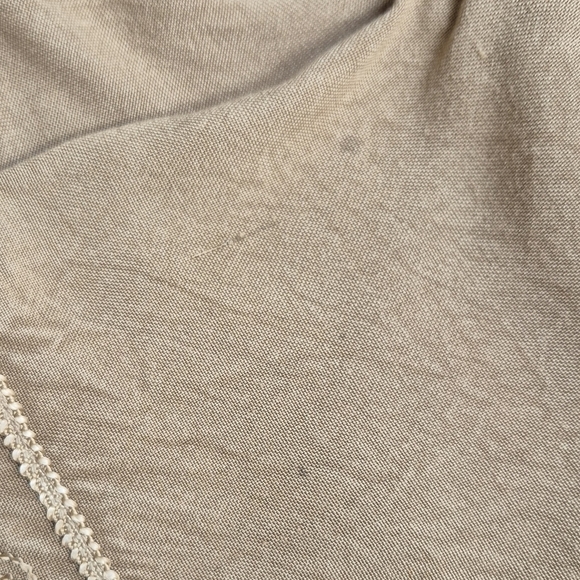 Coldwater Creek Beige Detailed Tonal Embroidered Short Sleeve Dress - Size S - Picture 12 of 12